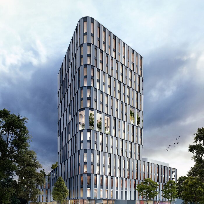 Neue Skyline im Werksviertel