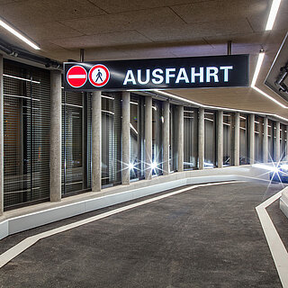 Ausfahrt Hofbräuhaus Parkgarage Ausfahrt