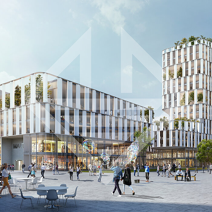 WÖHR + BAUER und Familie Maltz bauen auf dem Optimolgelände ein Geschäftshaus 