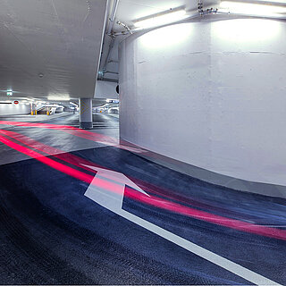 Rampe Ausfahrt Hofbräuhaus Parkgarage Rampe Ausfahrt